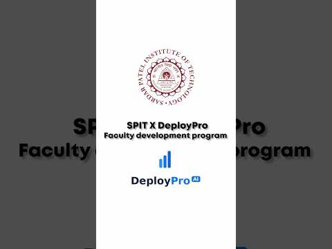 Faculty story, Faculty Development Programme at S.P.I.T. Mumbai