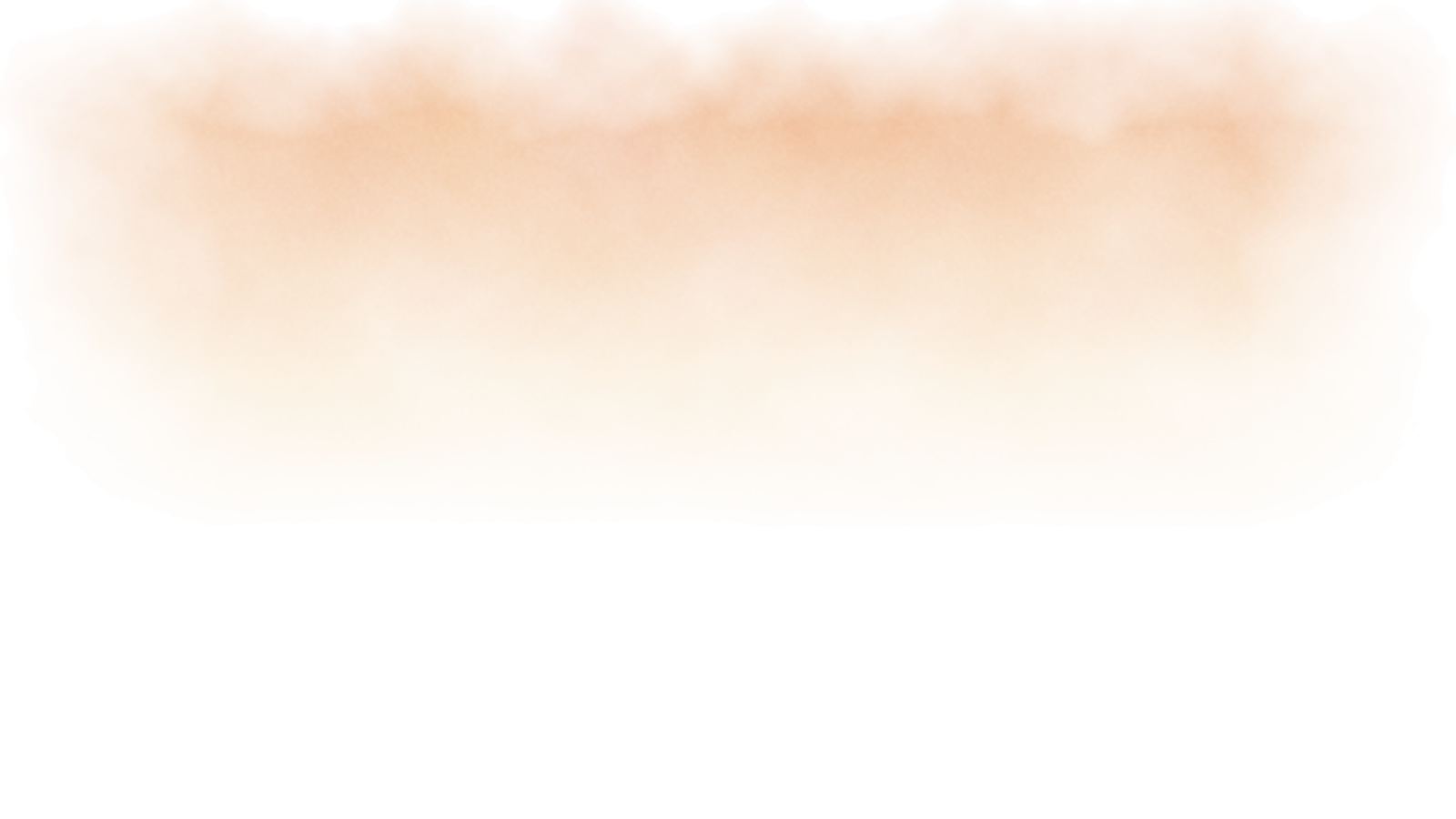 Watercolour of three ranges of hills under a dawn sky, the nearest in deep indigo.